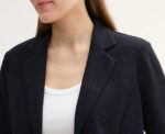 Textured Blazer in Navy - Image 
