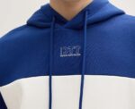 Block Hoodie in Dark Blue - Image 