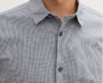 Dot Print Shirt in Grey - Image 