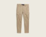 Soft Tapered Cargo Pants Light Beige - Image 