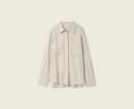 Viscose Shirt in Light Beige - Image 