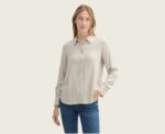 Viscose Shirt in Light Beige - Image 