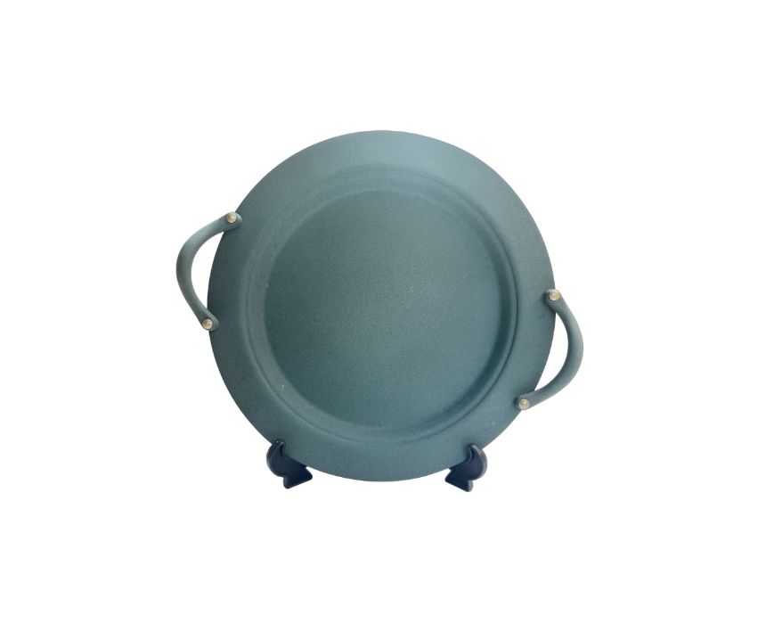 9 Textured Stainless Steel Inox Tray - Image 1