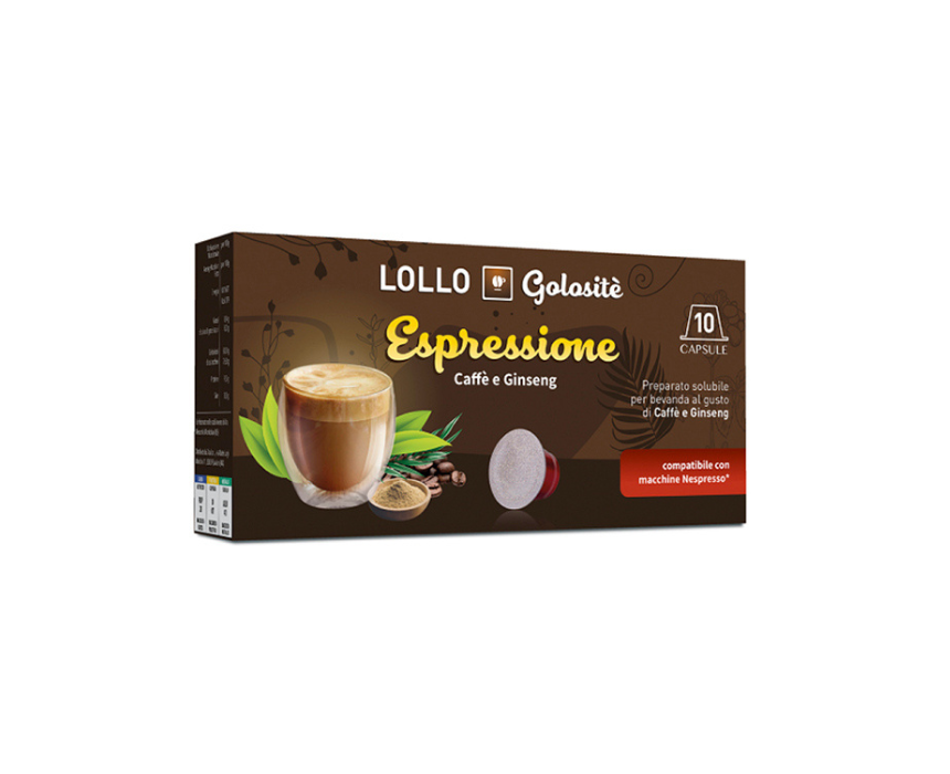 ESPRESSIONE 10 CAPSULES Ginseng Coffee Capsules (Box of 10) - Image 1