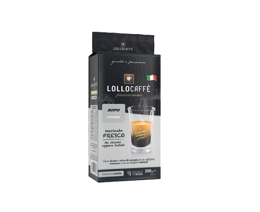 NERO MOCCA Crema Nero Ground Coffee 250g - Image 1