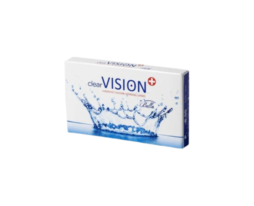 Untitled design Clear Vision Monthly Lenses (Box of 6) - Image 1