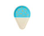 Ice Cream Paper Set in Blue - Image 