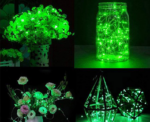 LED Waterproof Copper Wire DC 2M in Green - Image 