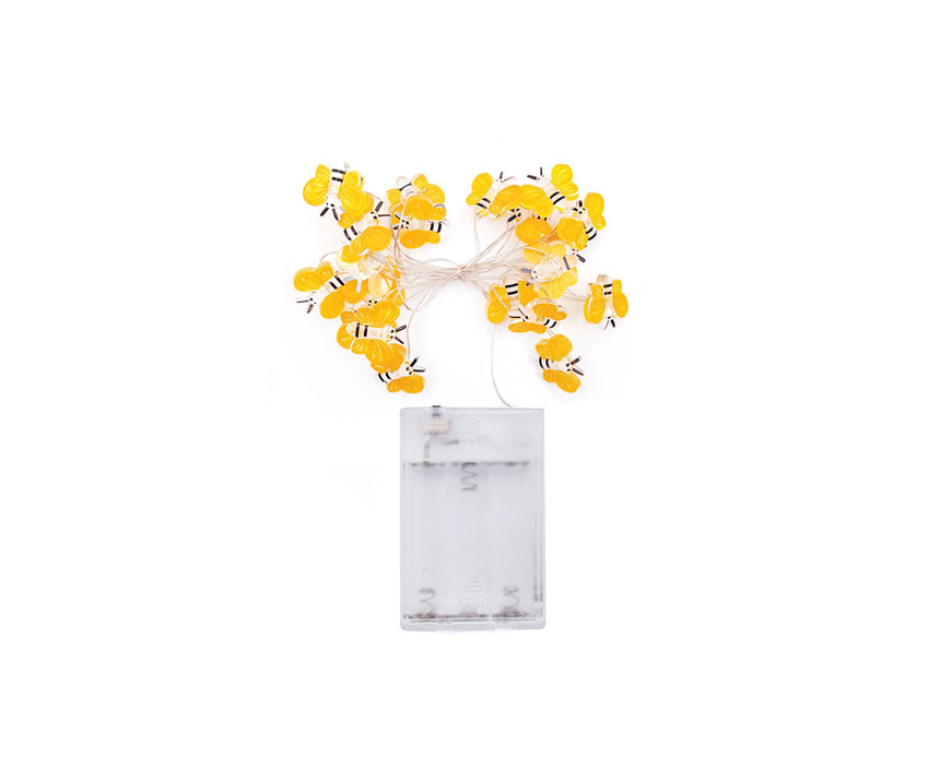 228 LED WIRE LW 20 WW BEE DC LED Bee Fairy Light DC 3M in Warm White - Image 1
