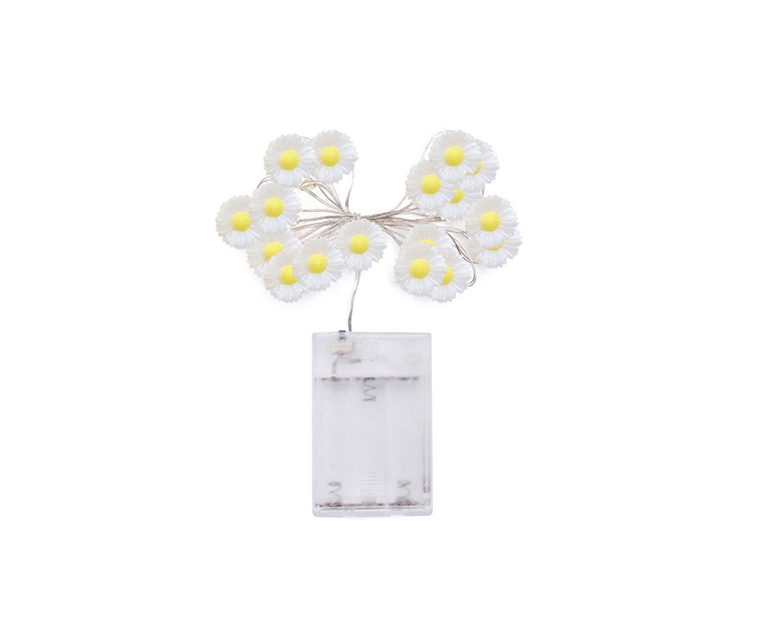 228 LED WIRE LW 20 WW FLOWER DC LED Flower Fairy Light DC 3M in Warm White - Image 1