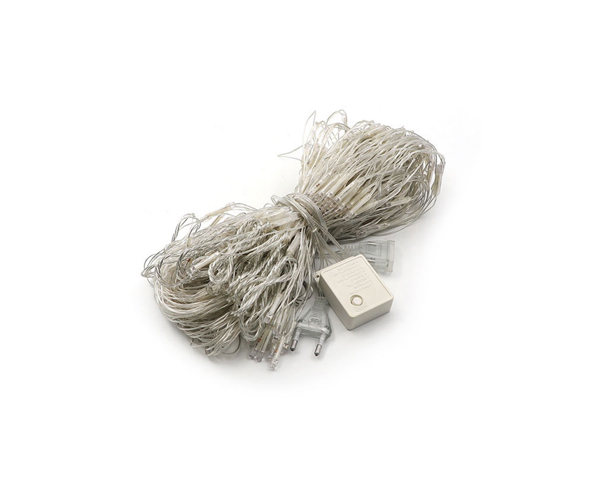 228 LED WIRE LW 300 W AC LED Curtain Light AC 3M in White - Image 1