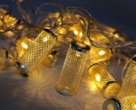 LED Cylinder Fairy Light AC 3M in Warm White - Image 