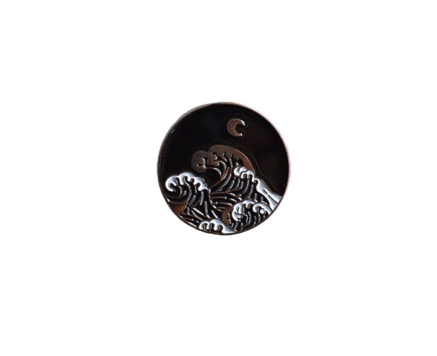 3 Waves Pin - Image 1