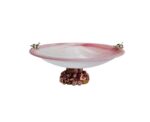 Italian Murano Glass Bowl in Pink - Image 