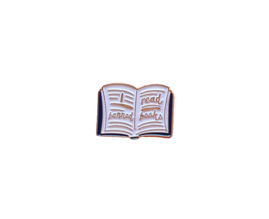 37 I Read Banned Books Pin - Image 1