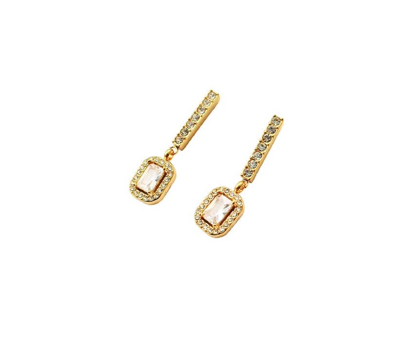 The Fab Drops-14 Halo Prism Earrings - Image 1