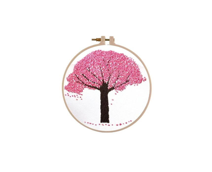 0 Sakura Embroidery Kit 20cm - Image 1