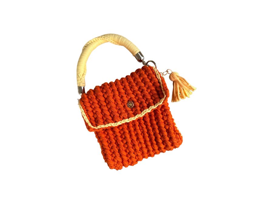 2 Top Handle Crochet Bag - Image 1