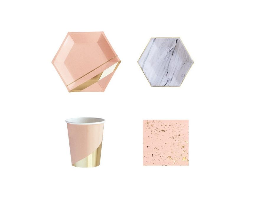 2894 25 Gilding Pink Paper Set - Image 1