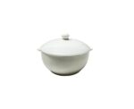 Porcelain Soup Bowl in White - Image 