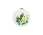 Cactus Garden Embroidery Kit 20cm - Image 