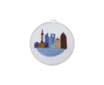 Shanghai City Embroidery Kit 20cm - Image 