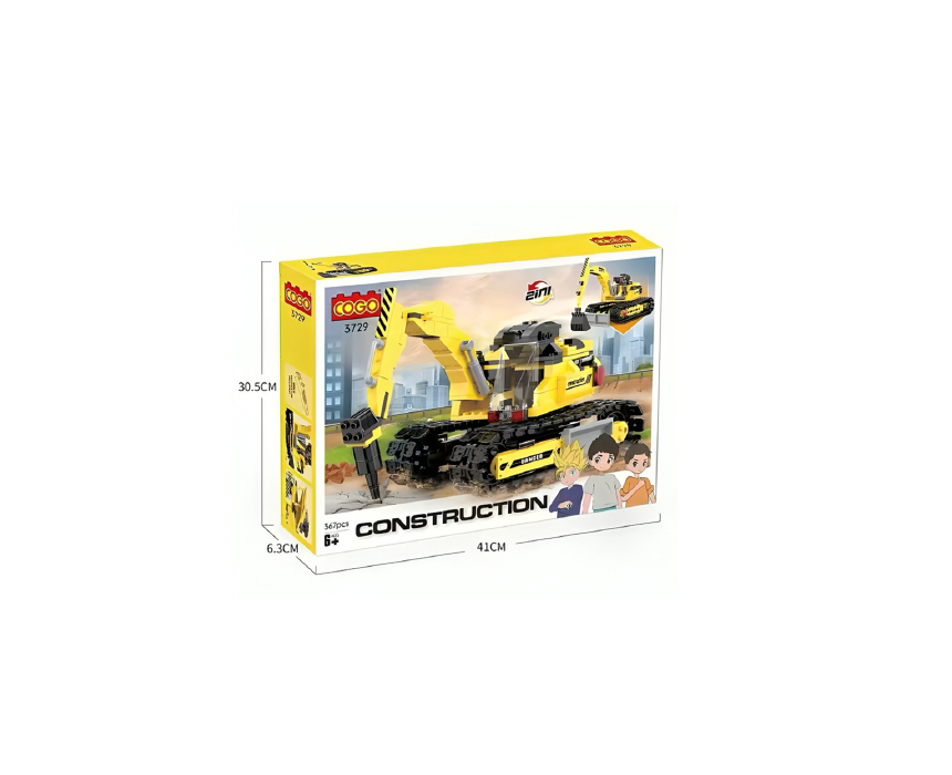 Kid's Haven -16 Construction Building Blocks 367 pcs - Image 1