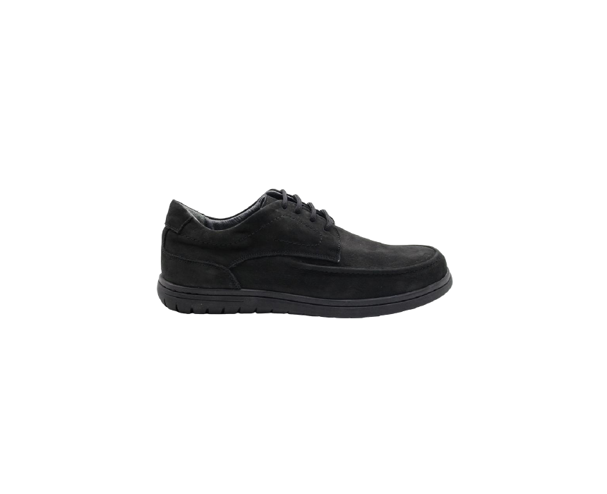 Pavarotti-11 Casual Suede Shoes in Black - Image 1