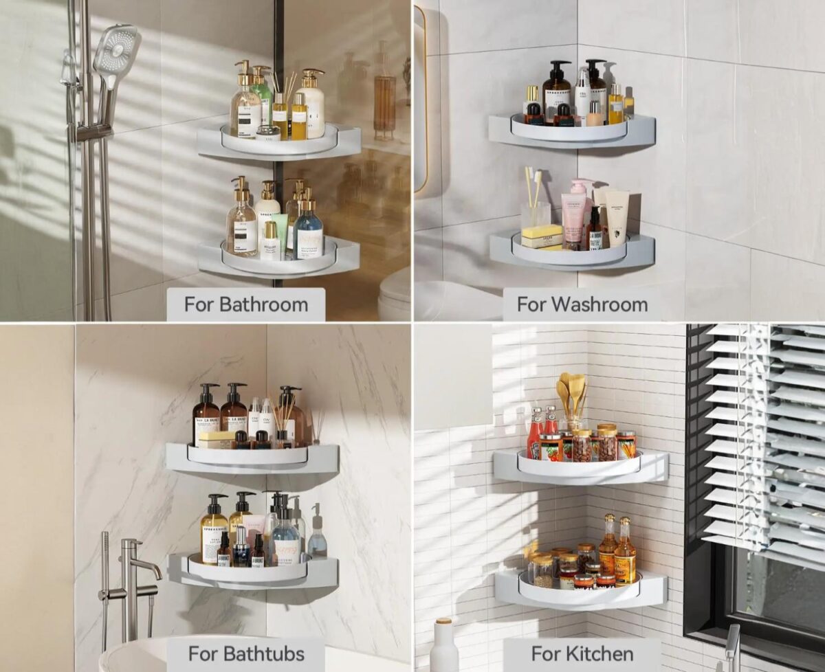 Rotating Wall Storage Shelf - Image 
