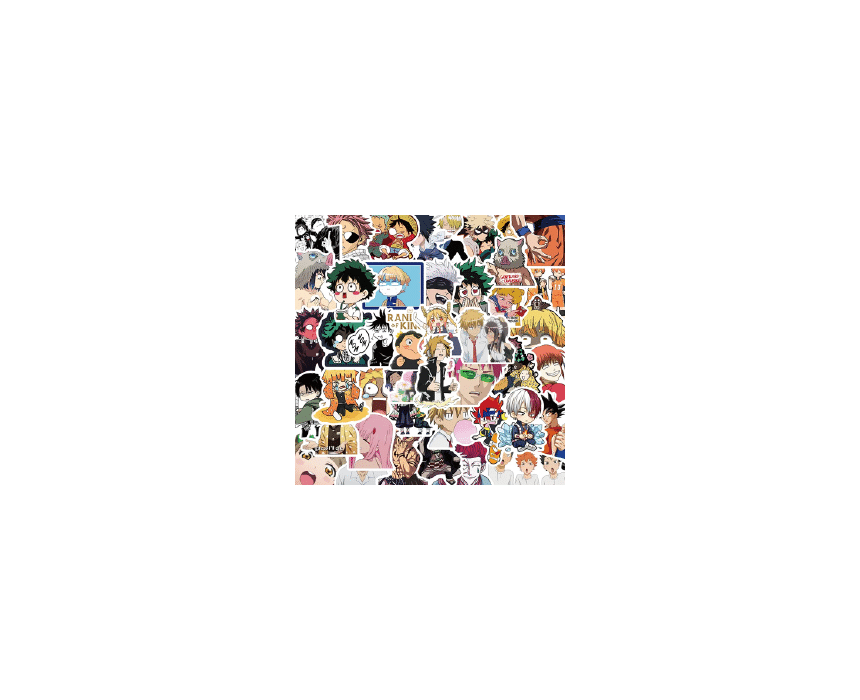 z Inkbee-20 Anime Sticker Set 50pcs - Image 1