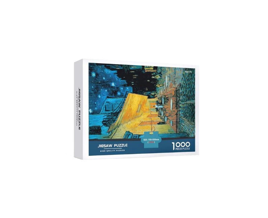0 Café Terrace at Night Jigsaw Puzzle 1000pcs - Image 1