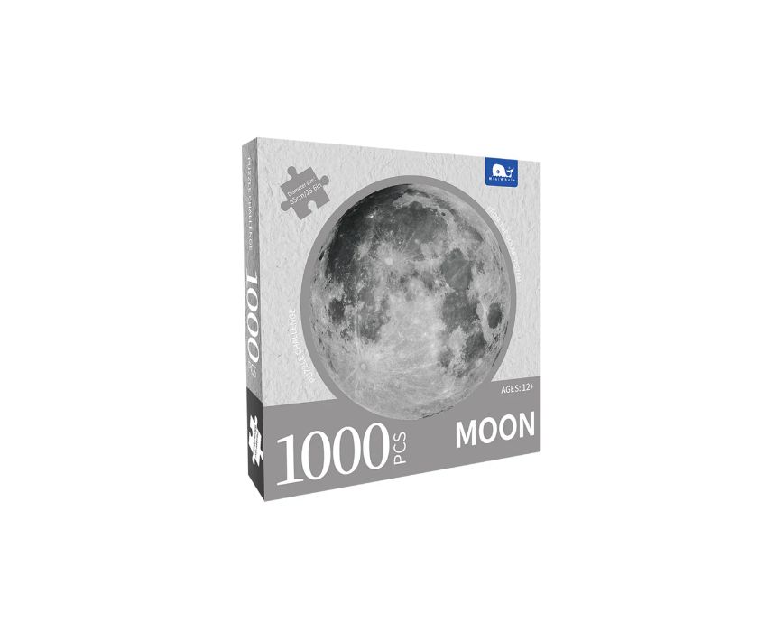 0m Moon Round Jigsaw Puzzle 1000pcs - Image 1
