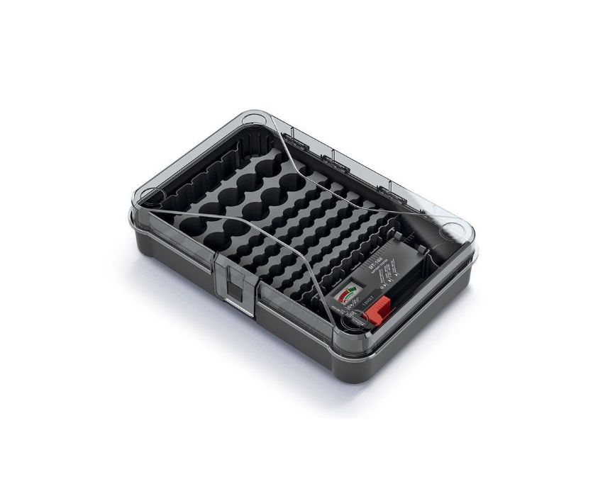 1 Battery Box Organizer With Battery Tester - Image 1