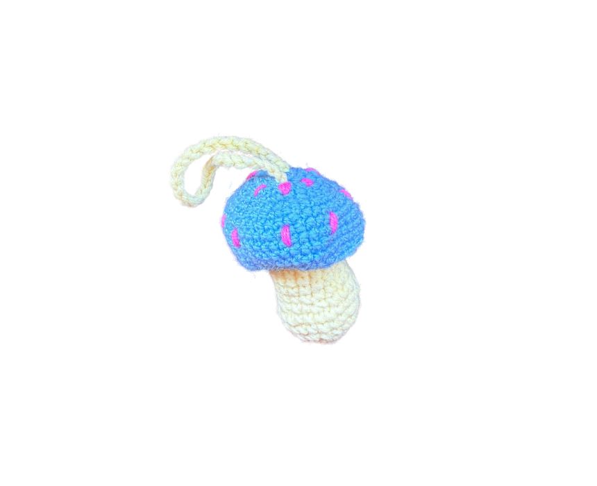 12 Mushroom Blueberry Bliss Keychain - Image 1