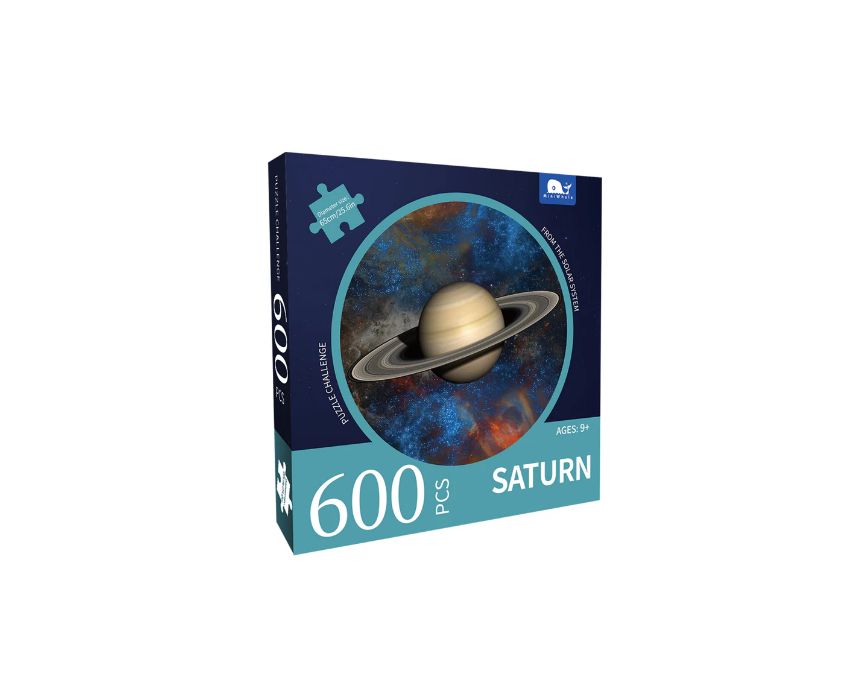 5 Saturn Round Jigsaw Puzzle 600pcs - Image 1