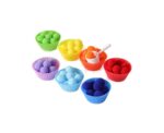 Clip Plush Ball Color Sorting Toy - Image 