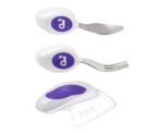 Ergonomic Toddler Fork Spoon and Knife Set - Image 