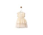 Little Lace Princess Dress in Beige - Image 