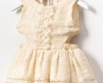 Little Lace Princess Dress in Beige - Image 