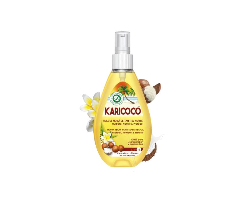 3 Karicoco Monoi, Coconut and Shea Tanning Oil - Image 1