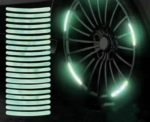 Wheels Luminous Stickers - Image 