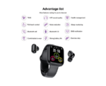 X8 Pro 2 in 1 Smart Watch - Image 