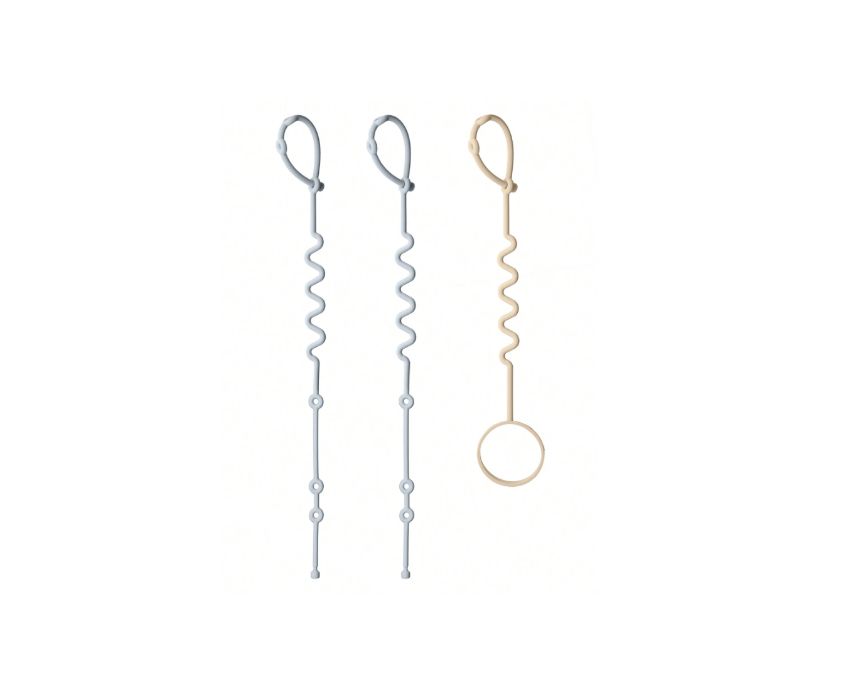 bl Baby Silicon Toy Straps 3pcs - Image 1