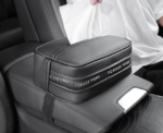 Black Leather Tissue Holder - Image 