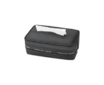 Black Leather Tissue Holder - Image 