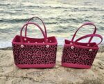 Rubbery Flex Bag in Pink Leopard - Image 