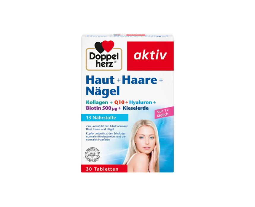 13- Doppelherz Skin + Hair + Nails Tablets Skin Hair Nails Tablets - Image 1