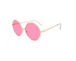 Blush Hexagon Women Sunglasses - Image 