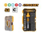 Ingco Ratchet Screwdriver 47 pcs - Image 