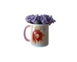 St. Therese Mug with Purple Coaster - Image 